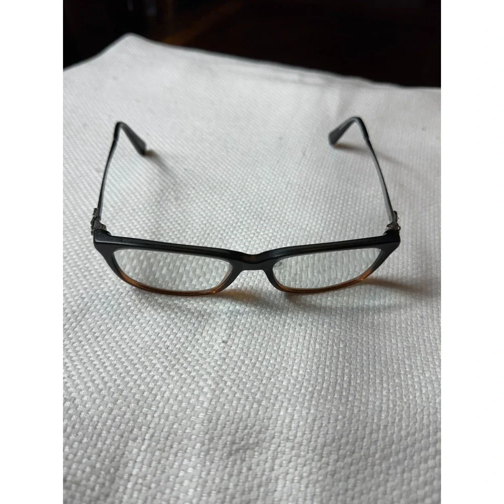 Coach HC8110 5475 Black Amber Glitter Gradient Frame Women's Glasses